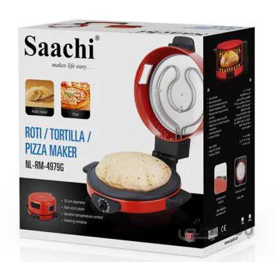 نان پز و پیتزا ساز روتی میکر سه کاره saachi ساچی NL-RM-4979G با قطر 30 سانت