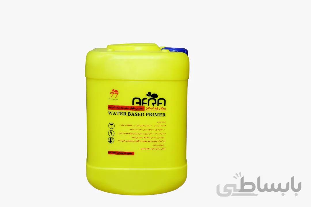 روغن زیرکار حلال آب افرا 15 لیتری (دبه ای) کد 77