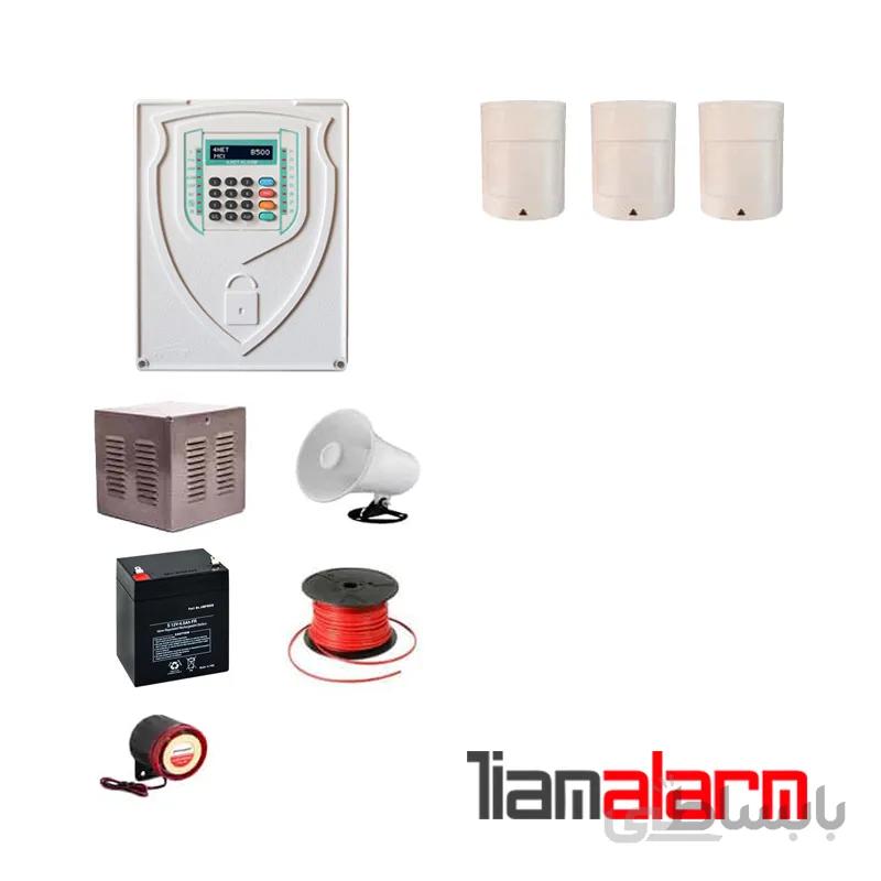 پکیج دزدگیر اماکن با سیم مدل فورنت سیم کارتی و تلفنیB500PR3