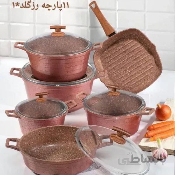 سرویس قابلمه گرانیتی ۱۱ پارچه ریور