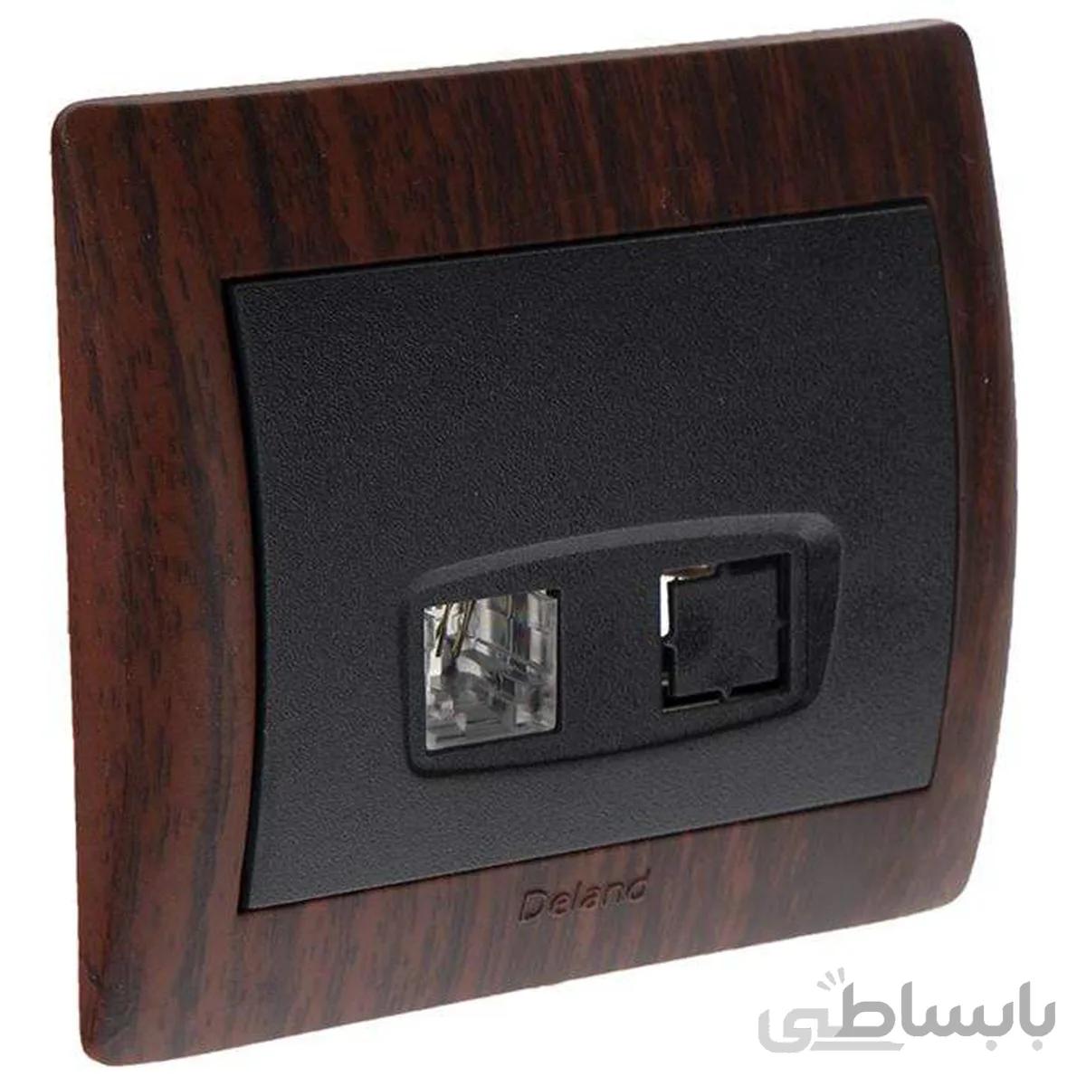 تک سوکت تلفن (دوخط) دلند طرح آریا