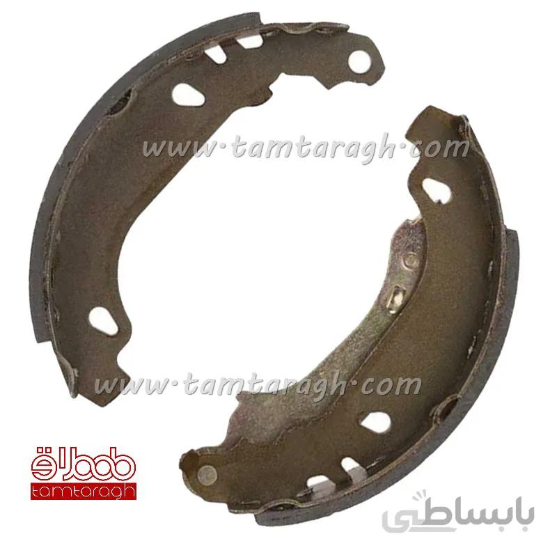 لنت ترمز عقب کفشکی 206 تیپ 2 و 3 - لنت پارس جعبه آبی (صادراتی)