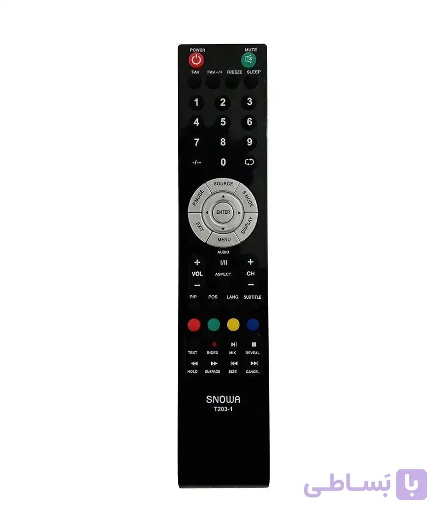 کنترل تلویزیون اسنوا SNOWA T203-1