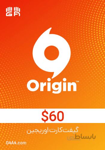کارت 60 دلاری اوریجین - Origin EA Cash Card