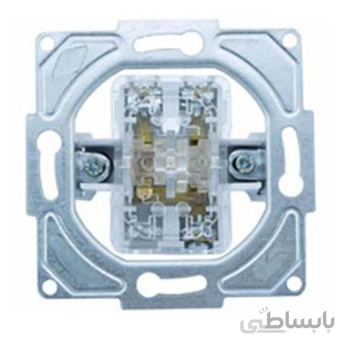 کلید دو پل پارت الکتریک مکانیزم آذین