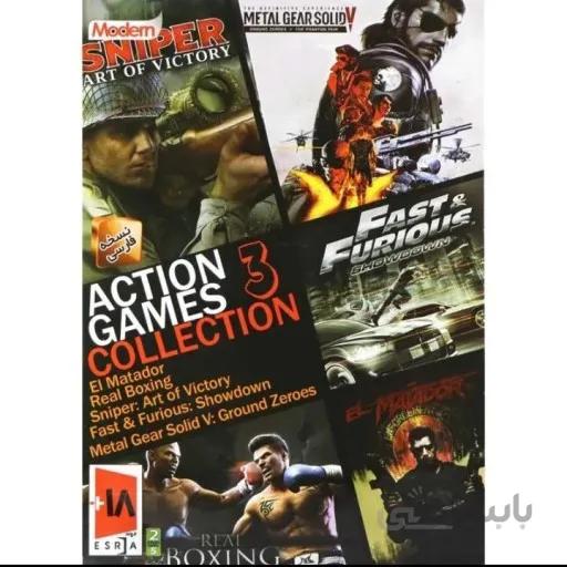 بازی کامپیوتر Action Games Collection 3 PC 2DVD5