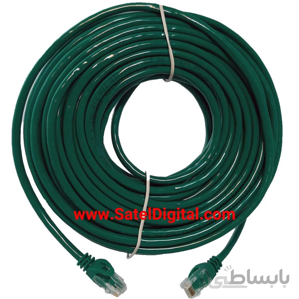 کابل رابط شبکه LAN طول 20 متر Cat6 برند D-net