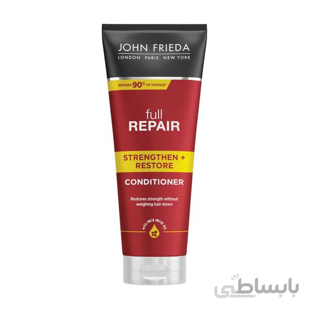 نرمکننده مو خشک جانفریدا مدل strengthen restore در حجم 250میلی لیتر ا John Frida hair conditioner strengthen restore model 250ml