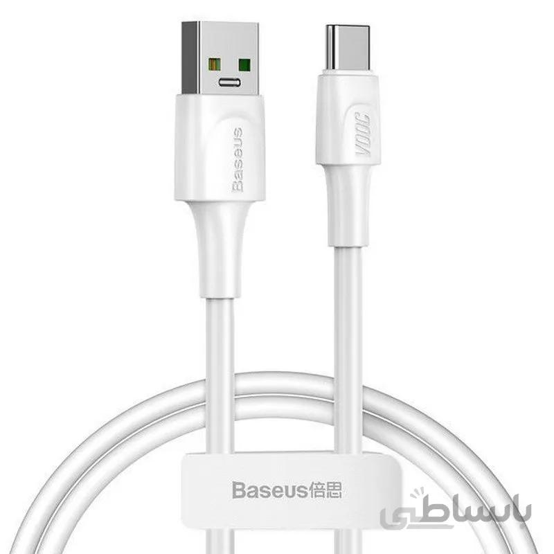 کابل تبدیل USB به USB-C بیسوس مدل CATSW-F02 طول 1 متر