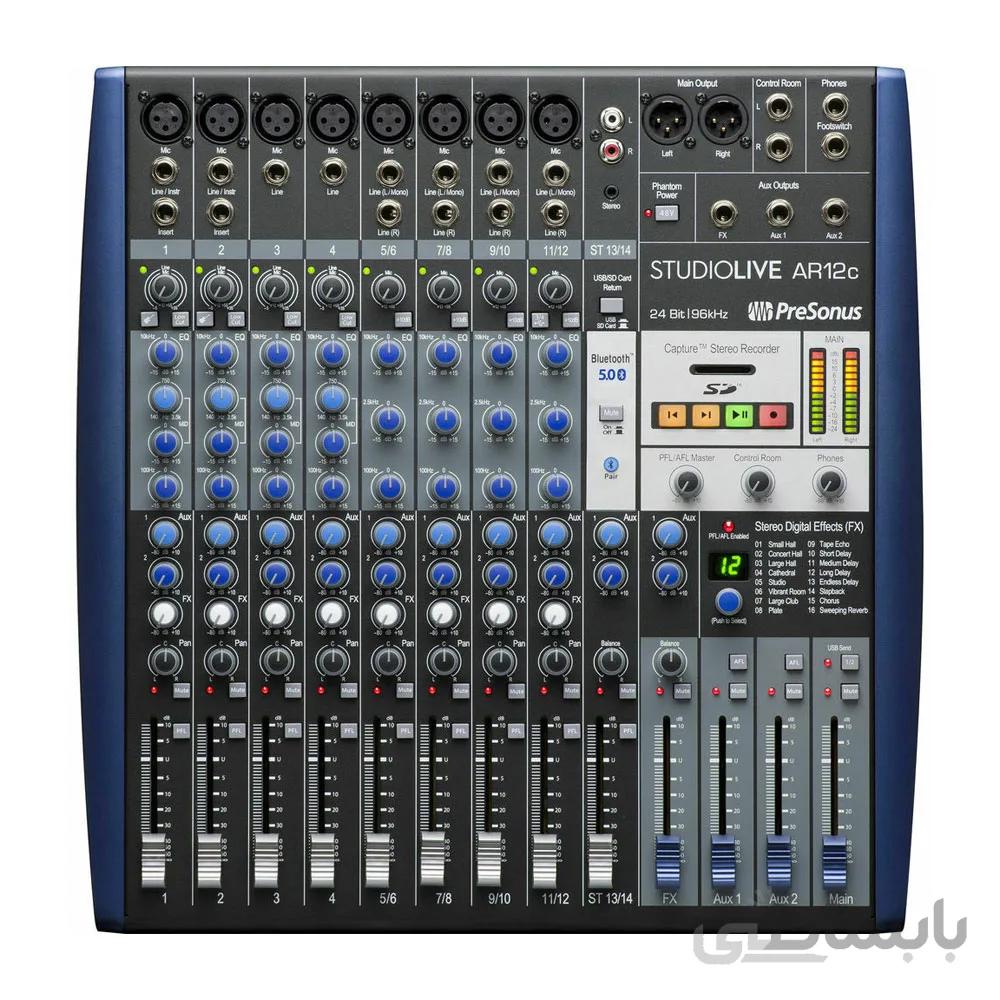 میکسر صدا پریسونوس مدل StudioLive AR12 USB ا PreSonus StudioLive AR12 USB