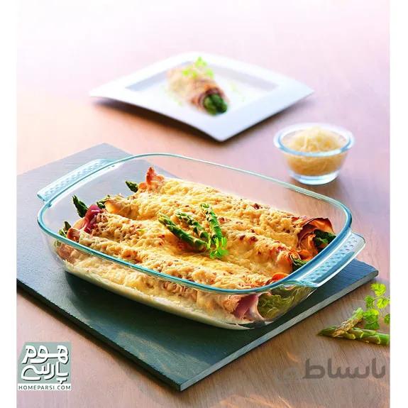 تابه پیرکس مستطیل مدل Classic
