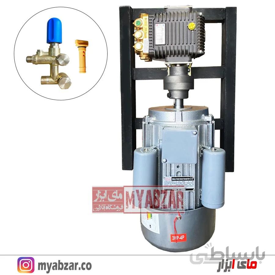 کارواش صنعتی 110 بار برتولینی با الکتروموتور تکفاز