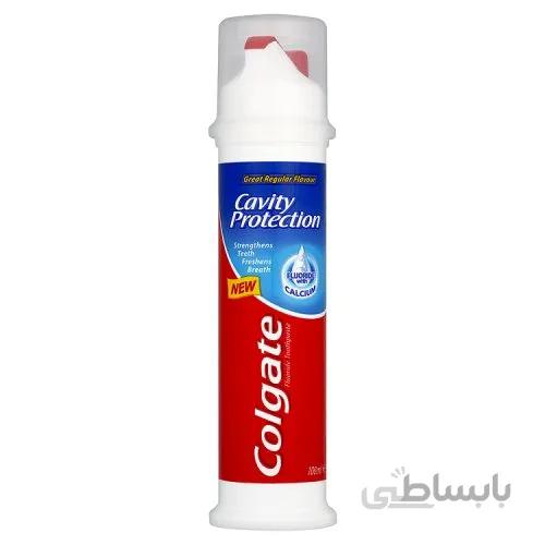 خمیردندان کلگیت پمپی ۱۰۰ میل حفاظت از حفره – Colgate Cavity Protection