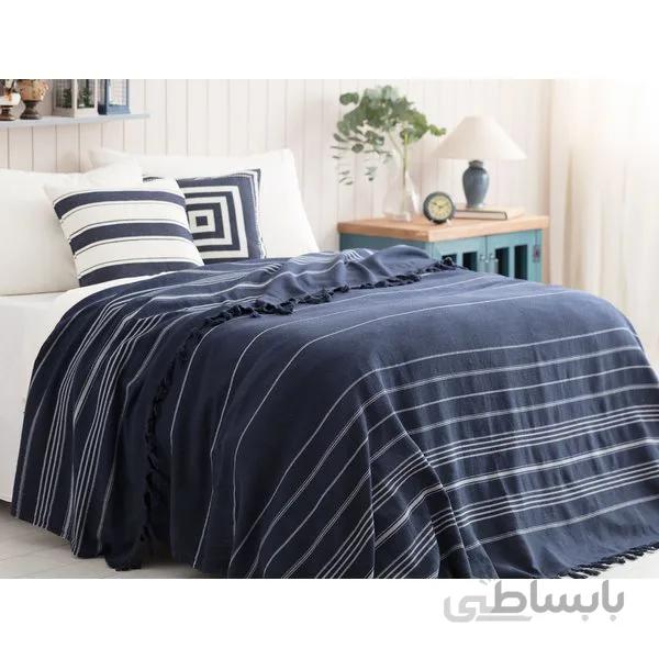 رو تختی یک نفره Alegron نیلی / سفید مادام کوکو