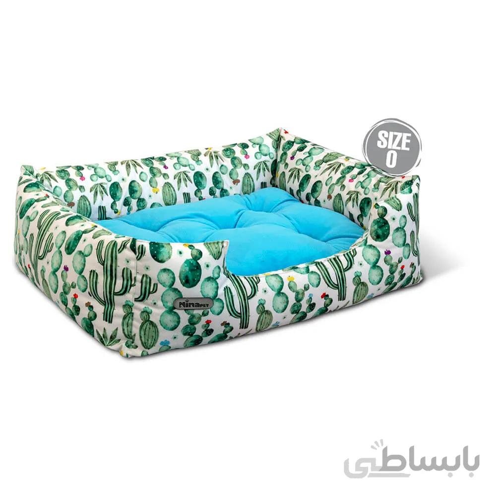 جای خواب U سگ و گربه نیناپت مدل VIP کاکتوس ا Ninapet Rectangular Bed For Dogs And Cats Cactus Model