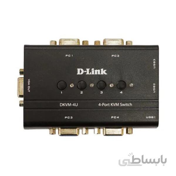 سوییچ 4 پورت KVM USB دی-لینک مدل DKVM-4U