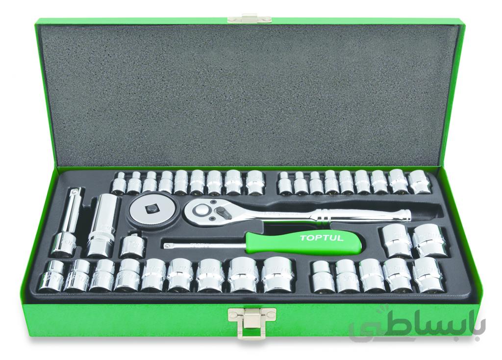 جعبه بکس 40 پارچه 1/4 و 3/8 تاپ تول GCAD4002