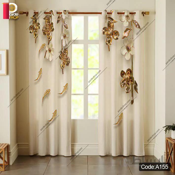 پرده پانچی چاپی کد A155