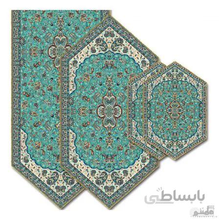 سرویس کامل رومیزی ترمه طرح شاه عباسی کد 618