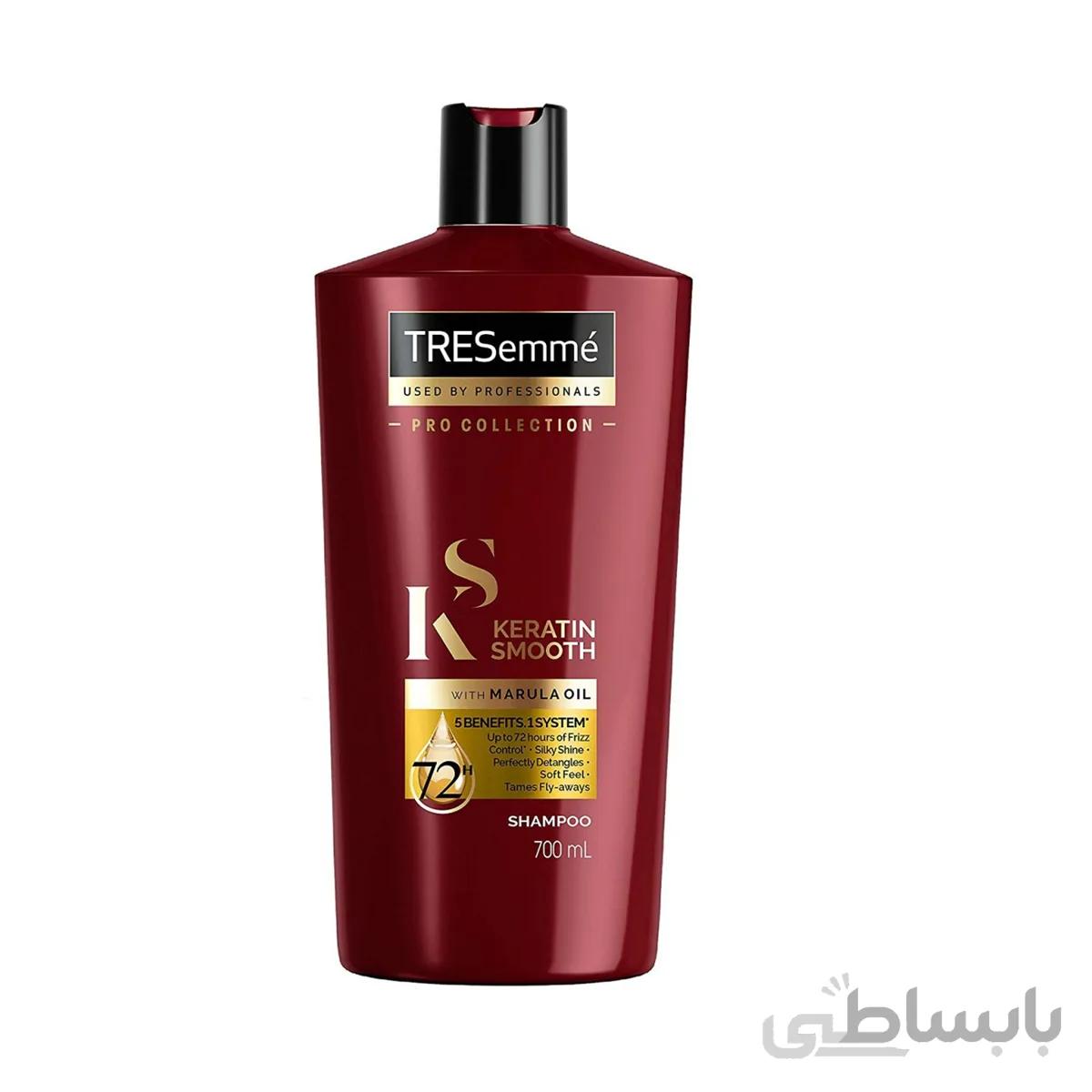 شامپو TRESEMME کراتین اسموت 700 میل ترزمه