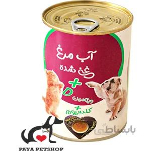 کنسرو سگ و گربه آب مرغ غنی شده برند پتچی petchi