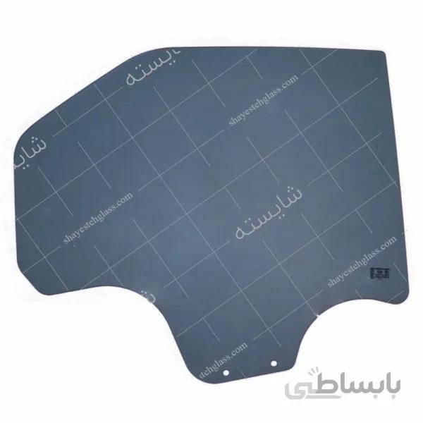 شیشه درب عقب راست تندر 90 دودی