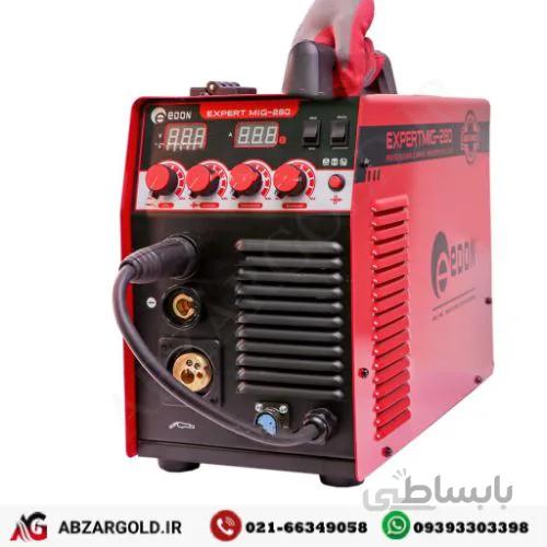 دستگاه جوش اینورتر co۲ تکفاز 280 آمپر سه کاره ادون