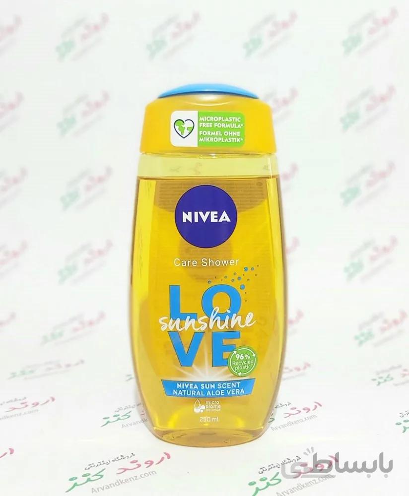 ژل شستشو بدن نیوآ NIVEA مدل Love Sunshine حجم 250 میلی لیتر