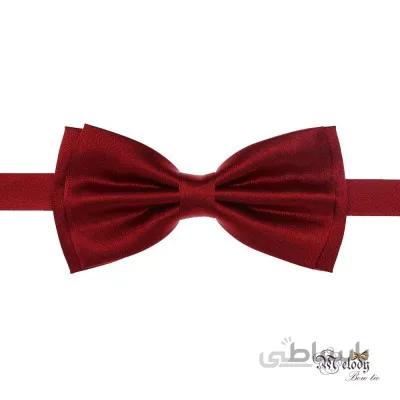 پاپیون سری مندو - مردانه (عنابی براق)