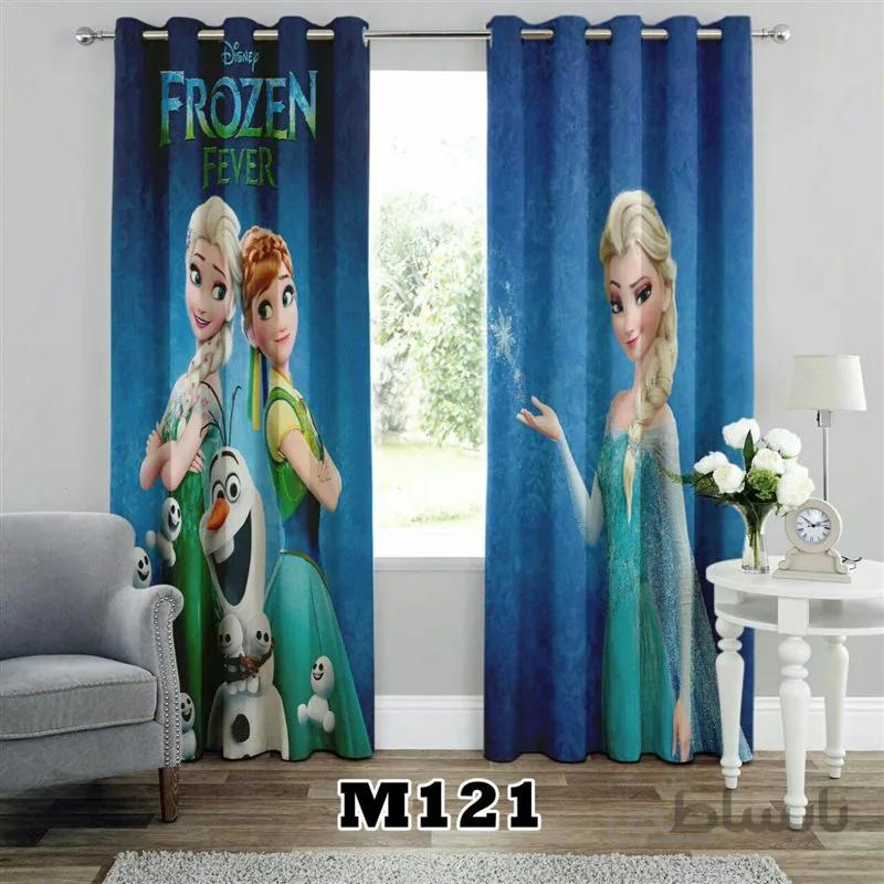 پرده پانچی کد 3d-M-121 طرح انیمیشن فروزن