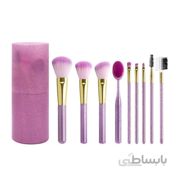 ست برس آرایشی مدل 04 بسته 9 عددی