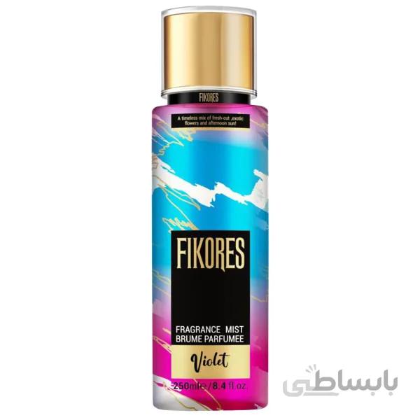بادی اسپلش زنانه فیکورس مدل Violet حجم 250 میلی لیتر FIKORES
