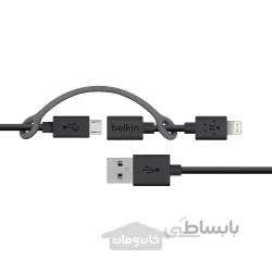 شارژر یو اس بی بلکین مدل BELKIN PORT SWIVEL CHARGER+OUTLET/1AC2