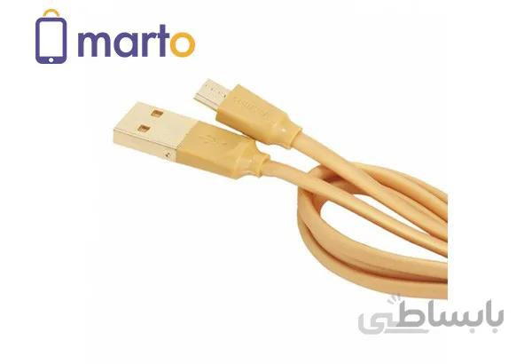 کابل تبدیل USB به Micro Usb ریمکس مدل RADIANCE RC-041m طول ۱ متر ا Remax Data Cable RADIANCE MICRO-USB RC-041m