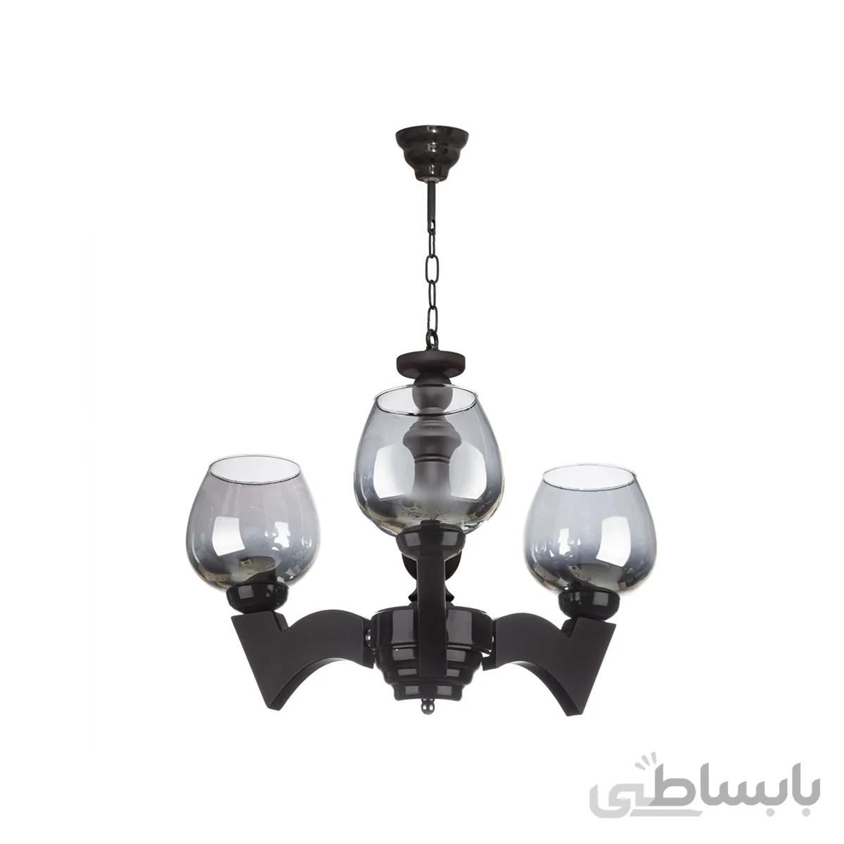 لوستر سه شعله چشمه نور کد G672/3