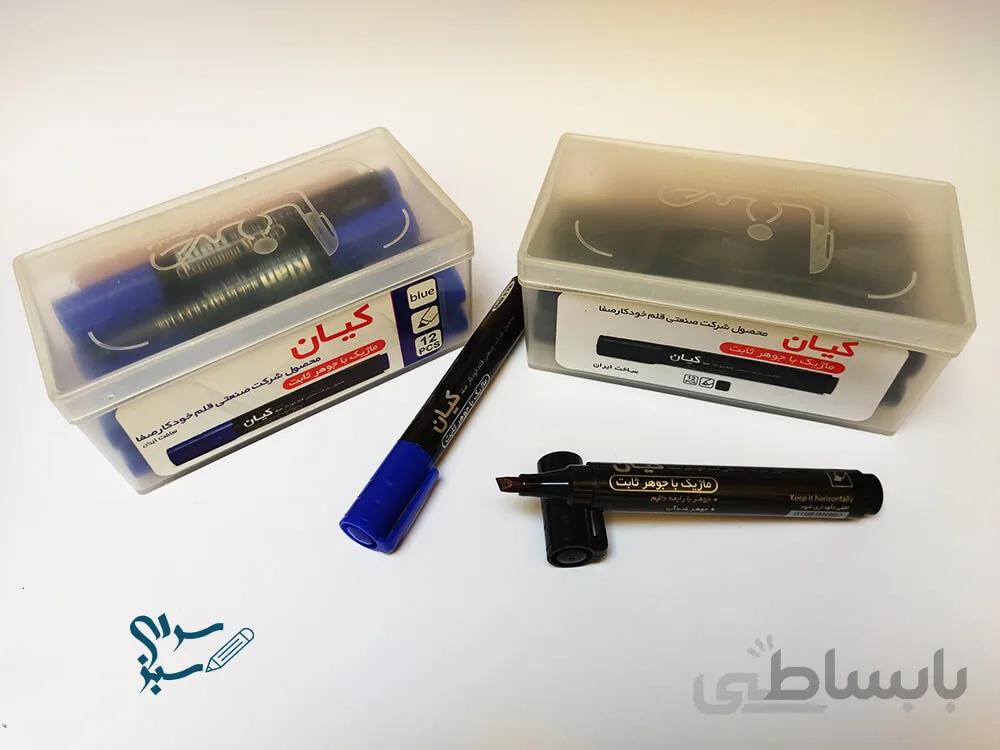 ماژیک با جوهر ثابت نوک تخت کیان