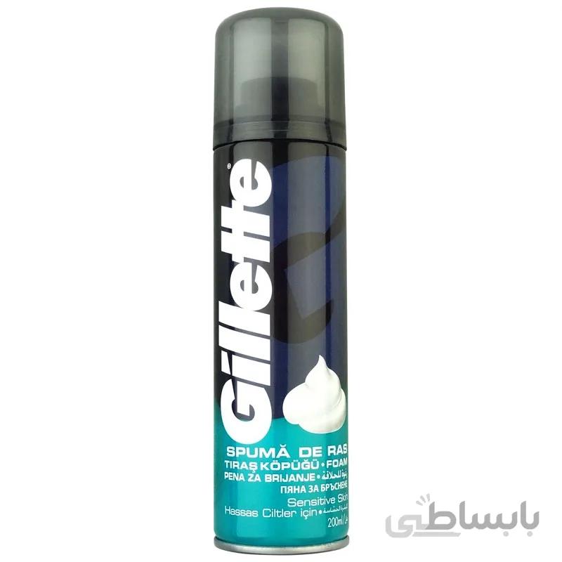 فوم اصلاح پوست حساس ژیلت Gillette ا برند :