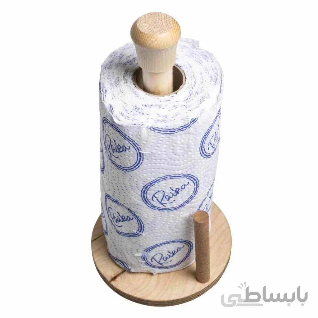 جا دستمال رولی چوبی طرح ایکیا