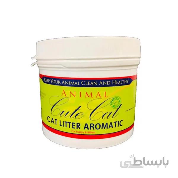 بوگیر خاک بستر گربه کیوت کت مدل Aromatic وزن ۸۰۰ گرم