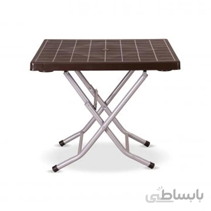 میز مربع تاشو صبا پلاستیک کد ۲۲۲