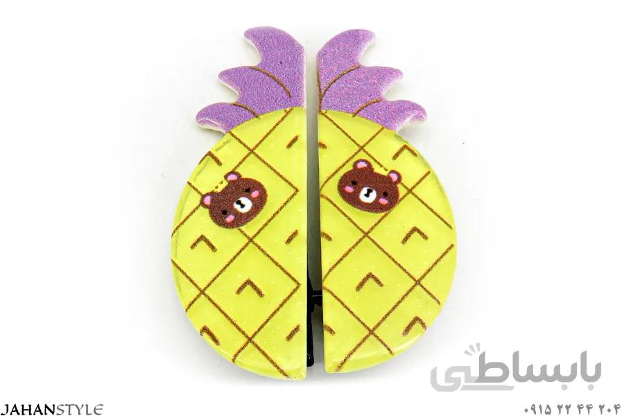 گل سر فانتزی بچه گانه طرح اناناس