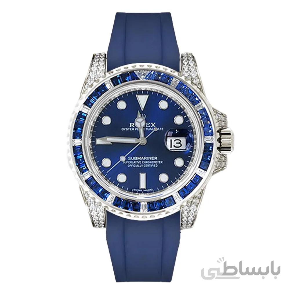 ساعت مچی مردانه رولکس مدل Rolex Submariner Diamond Sapphire 4552S