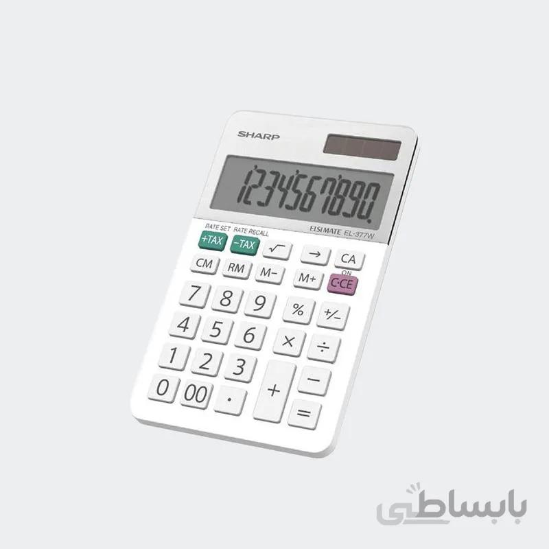 ماشین حساب EL-377W شارپ ا Sharp EL-377W Calculator