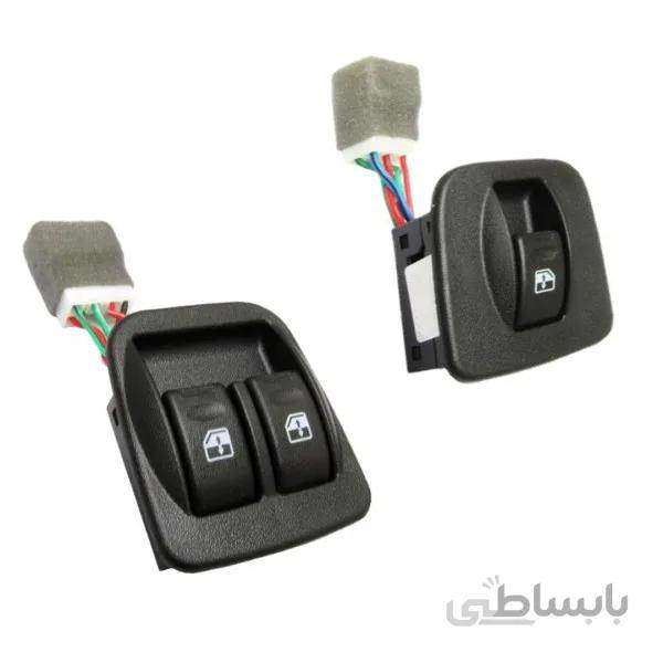 کلید شیشه بالابر کد 34 مناسب برای پراید بسته 2 عددی