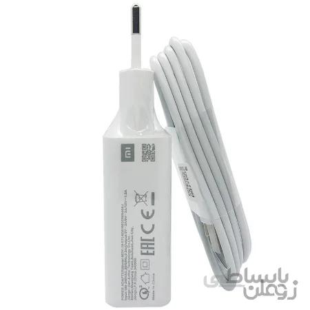 شارژر دیواری فست شارژ 18 وات اورجینال شیائومی مدل MDY-10-EF بهمراه کابل تایپ سی