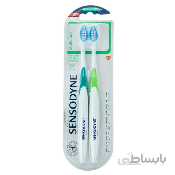 مسواک سنسوداین مدل Multicare بسته دوعددی