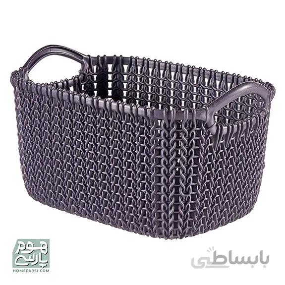 سبد ارگانایزر کرور KNIT مدل 575704 رنگ بنفش