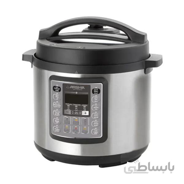 زودپز برقی دیجیتالی مشكی ARSHIA EB118-2372