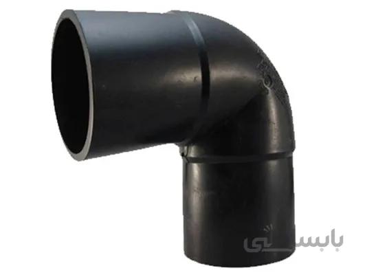 زانو 90 درجه جوشی فشار قوی پلیرود (160 میلیمتر*10 بار)