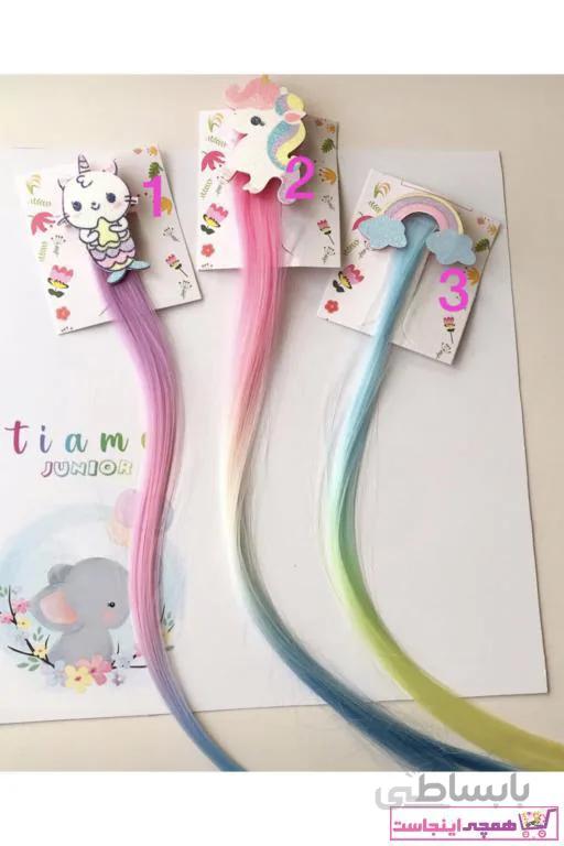 اصل زیورآلات مو بچه گانه دخترانه برند tiamo.junior رنگ نارنجی کد ty95349274